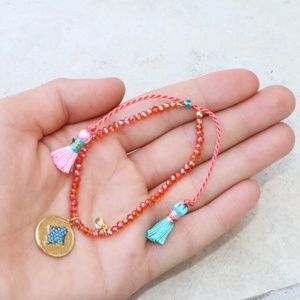 925k-Silver-Handmade-Orange-Turkish-BraceLET